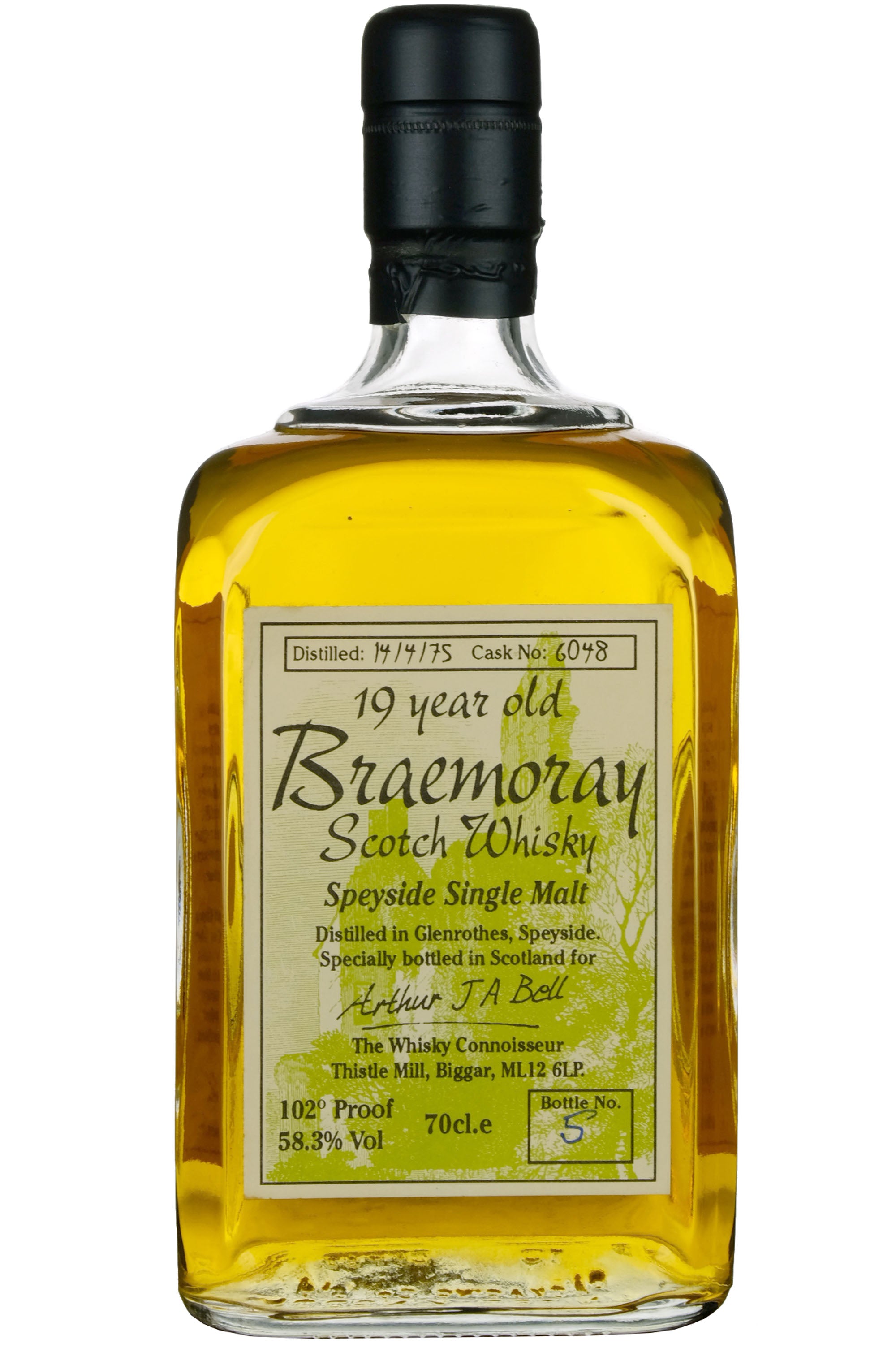 Braemoray (Glenrothes) 1975 | 19 Year Old The Whisky Connoisseur Single Cask 6048