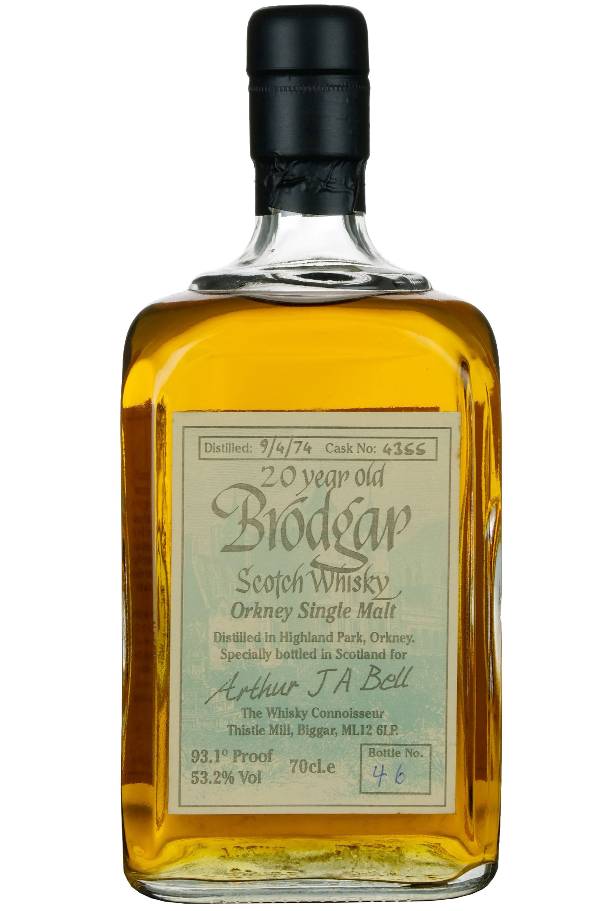 Brodgar (Highland Park) 1974 | 20 Year Old The Whisky Connoisseur Single Cask 4355