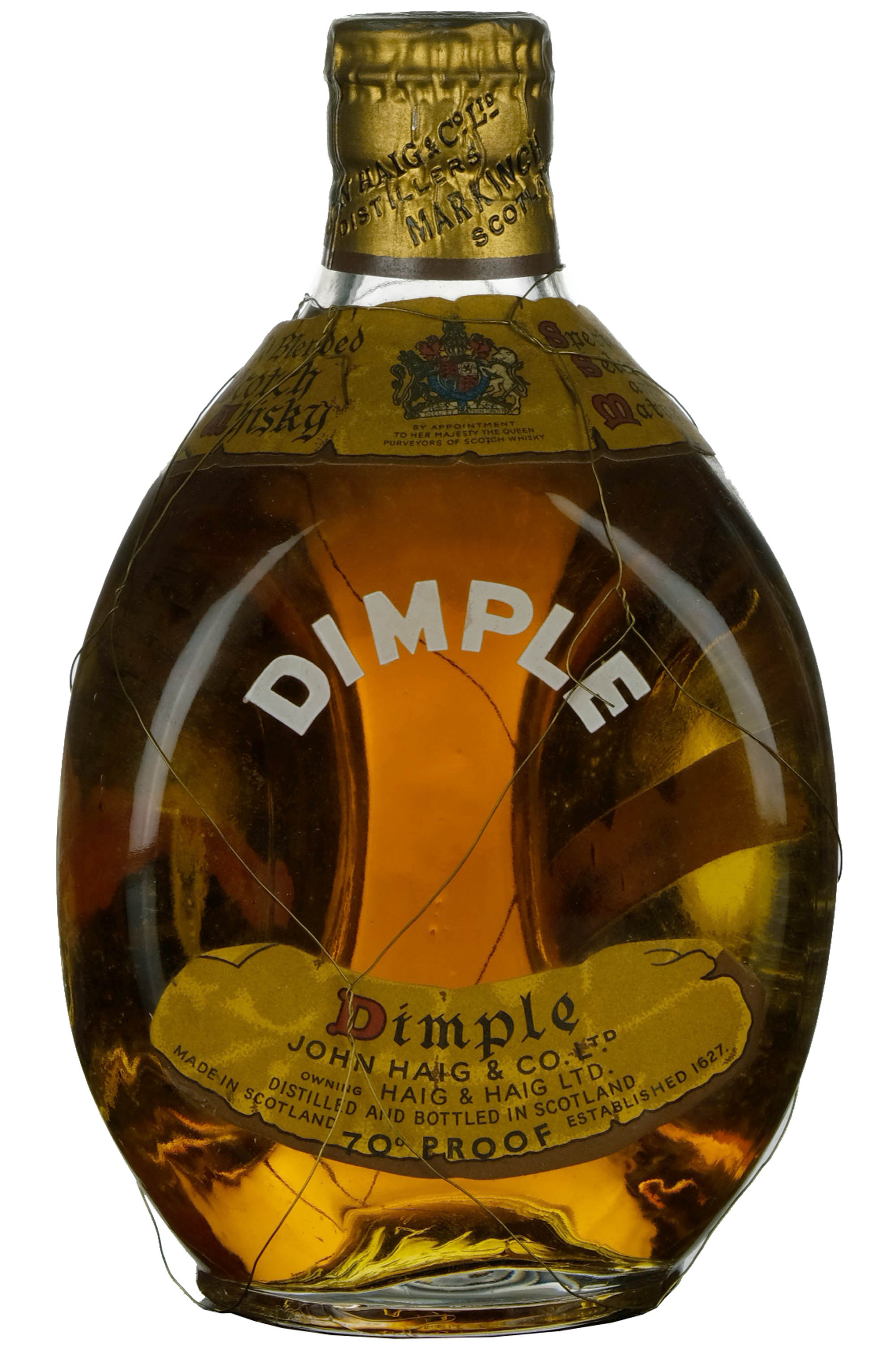 Haig's Dimple 1950s Half Bottle