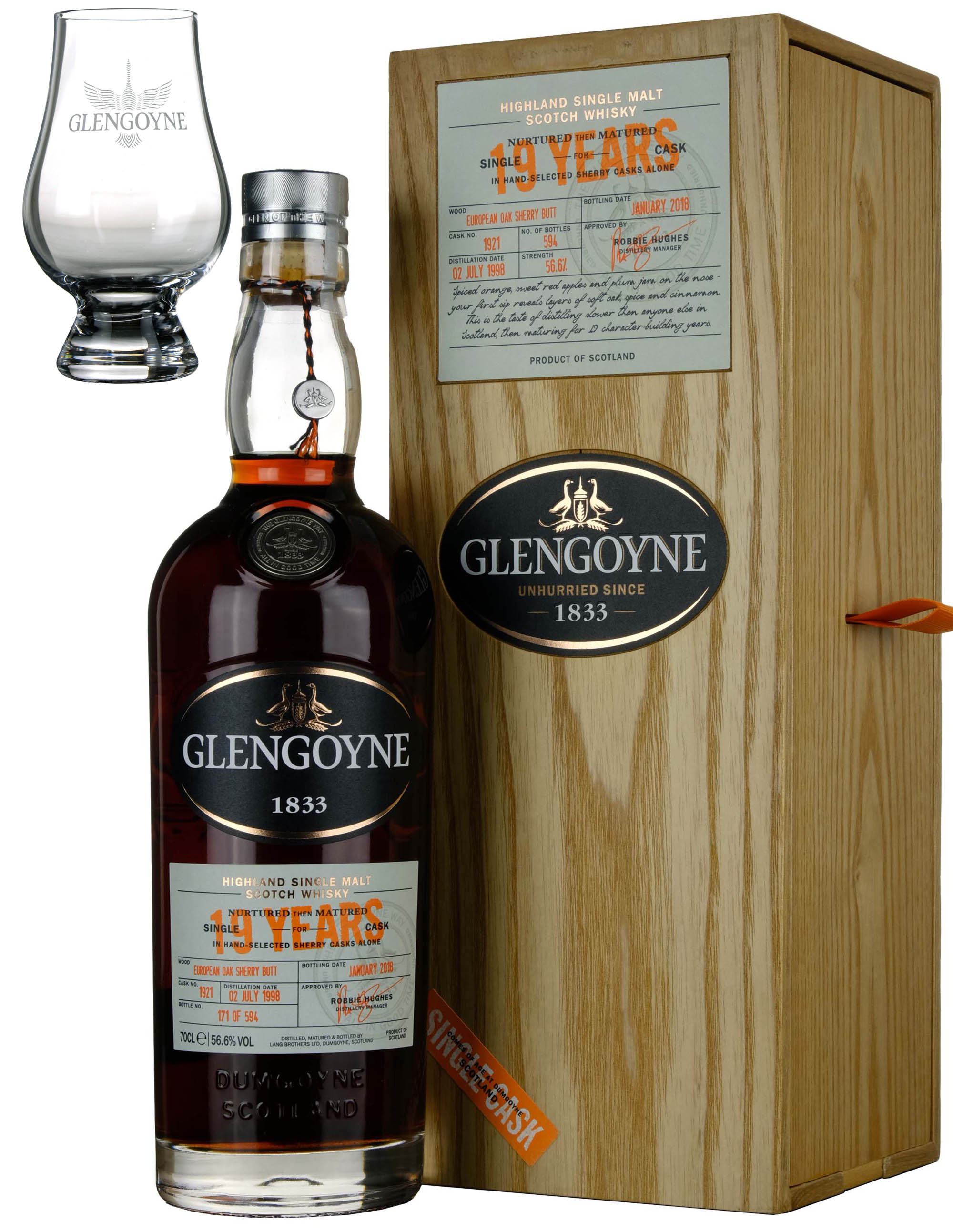 Glengoyne 1998-2018 | 19 Year Old Single Cask 1921