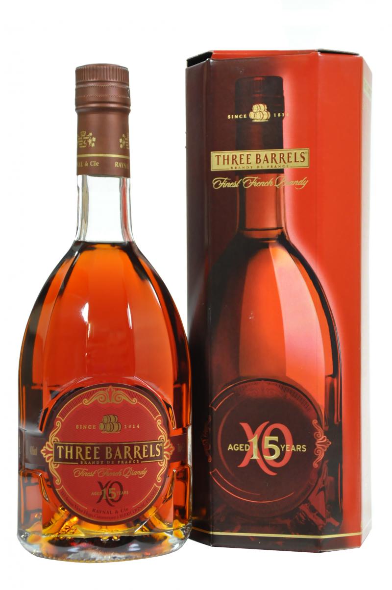 Three Barrels 15 Year Old XO Brandy